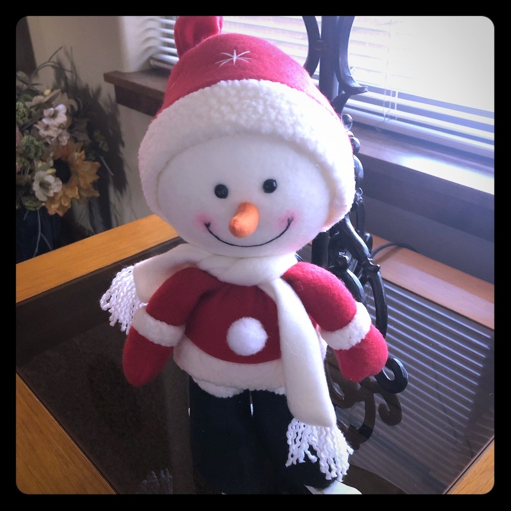 NWOT - Snowman on Skis Decoration